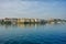 Corfu cityscape from sea