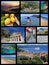 Corfu postcard collage