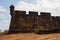 Corjuem, Goa/India- March 10 2020:World heritage site and protected monument in Goa, India. Corjuem fort in Goa, India.