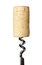 Cork bottle wine opener