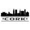 Cork city Icon Vector Art Design Skyline