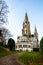 Cork, Ireland. St Fin Barre cathedral with the park