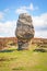 The Cork Stone standing on Stanton Moor, Derbyshire