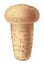 Cork wine stopper. Corkwood plug. Wine stopper. Wooden bung for bottle, equipment for alcohol winery production. Wooden