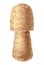 Cork wine stopper. Corkwood plug. Wine stopper. Wooden bung for bottle, equipment for alcohol winery production. Wooden
