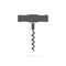 Corkscrew icon on white background