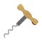 Corkscrew utensil icon design
