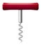 Corkscrew Wine Red Handle