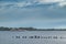 Cormorans resting on fishing nets at Gendarmstien at Flensborg fjord, Denmark