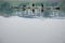 Cormorant fisherman birds and bamboo boats on the Li River in Yangshuo, Guangxi, China