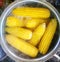 Corn boiling in pot