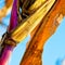 Corn closeup on the stalk