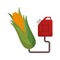 Corn fuel product icon