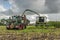 Corn harvest vehicles frontal phase 3