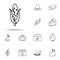 Corn, Harvesting icon. Thanksgiving day icons universal set for web and mobile