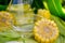 Corn healthy oils food diet raw pod yellow slender grain