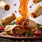 Corn husk wrapped tamales, traditional Mexican cuisine