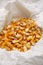 Corn kernels dried for popcorn