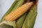 Corn or maize kernel with grains