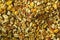 Corn waste and chaff. Indian corn. Closeup. Background. Macro image can be used as background.