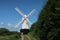 Corn windmill on Clayton Hill in Sussex, England.