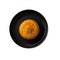 Cornbread On Black Smooth Round Plate On Isolated Transparent Background U.S. Dish. Generative AI
