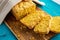 Cornbread is bread containing cornmeal, corn flour.