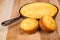 Cornbread muffins and cornbread pone