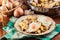 Corned beef hash on a plate