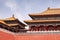 Corner buildings of Meridian Gate at  Forbidden City, Beijing, China