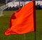 corner flags football match stock photo