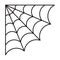 Corner Spider web. Halloween cut file