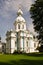 Corner tower of Smolny Cathedral in St Petersburg, Russia