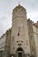 Corner tower which is part of Jensen BÃ¸fhus building at the corner of Nytorv Square, Aalborg, Denmark.