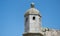 Corner turret of old Napoleonic star fort in Povoa de Varzim, Portugal.