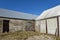 A corner of an untidy Farmyard in a series of old, half converted Farm Buildings near Dunnichen in Angus.