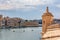 Corner watchtower on Fort Saint Angelo in Birgu, Malta