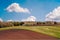 Cornfield landscape in the province of Salamanca, Spain