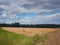 a cornfield somewhere on the france-switzerland border