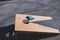 Cornhole game set, process of throwing bean bags, kids children tossing bean sacks, corn hole in the backyard, wooden boards for