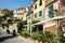 CORNIGLIA, ITALY - MAY 2011: Main street of Corniglia, one of the five centuries-old villages of Cinque Terre, Liguria, Italy