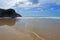 Cornish beach, Bedruthan steps, Cornwall, UK