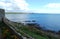 Cornish coast from St Michael`s Mount Cornwall