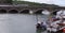 Cornish fishing village, the view towards the Looe bridge