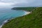 Cornish green coastline