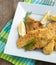 Cornmeal-crusted tilapia