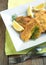 Cornmeal-crusted tilapia