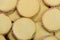 Cornstarch alfajores texture background