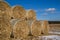 Cornstock bales.