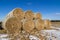 Cornstock bales.